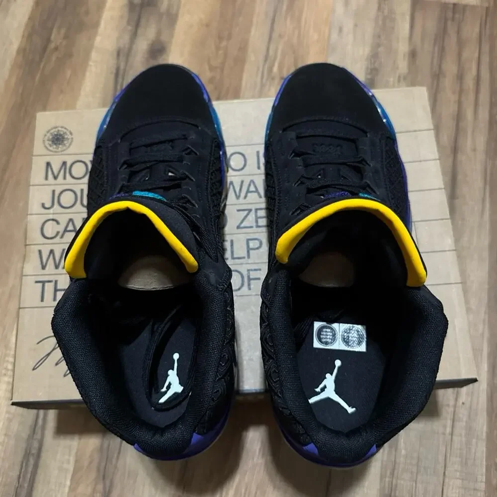 Air Jordan 38 Aqua Bright Concord Clear Sole DZ3356-001 Size 11.5